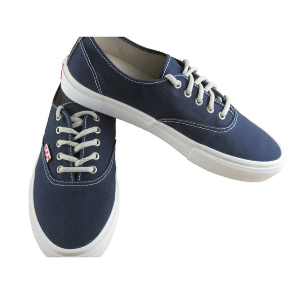 Vans Men's Skate Authentic Navy Blue Turtledove Canvas shoes Size 10 NIB - Picture 4 of 7